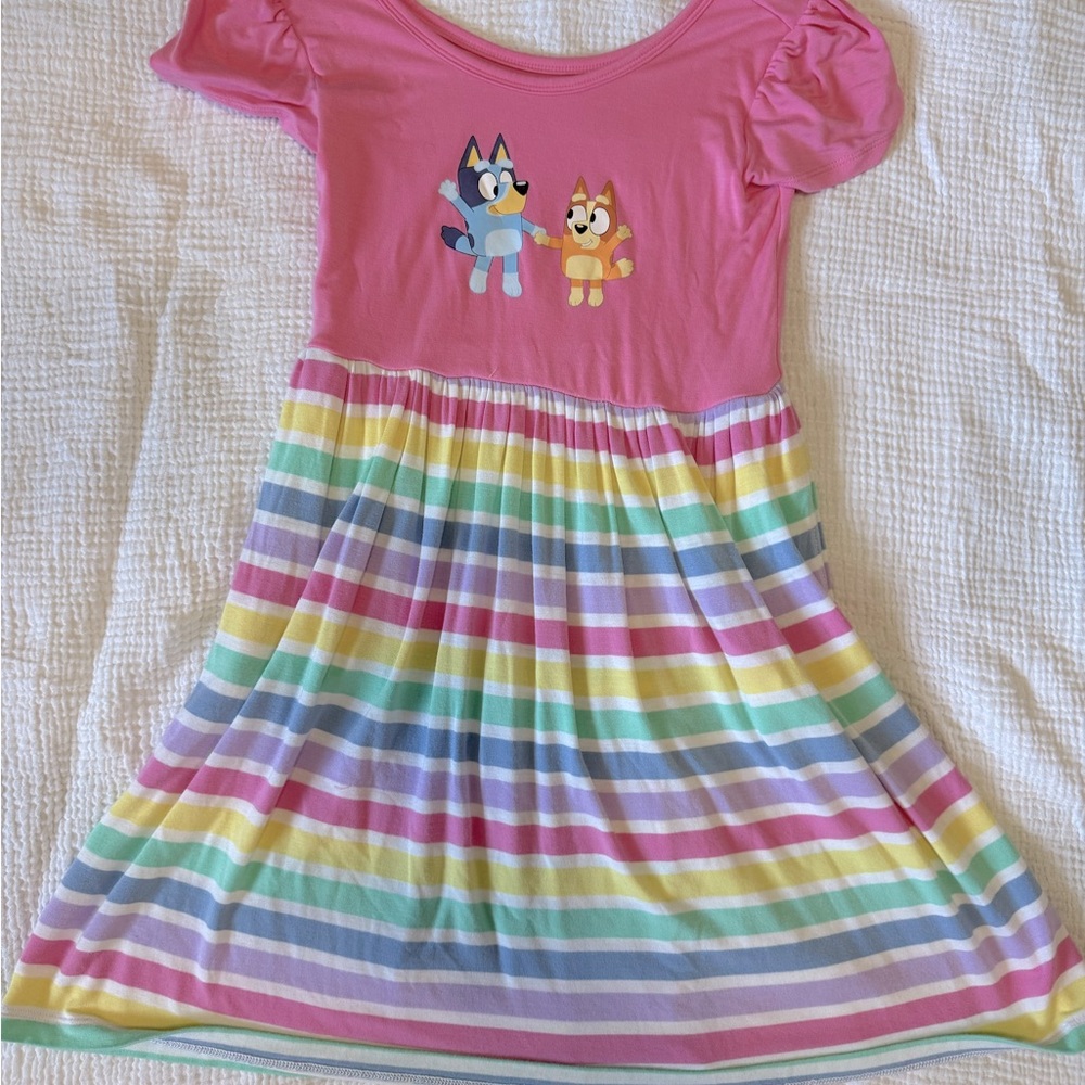 Bluey Striped Little Sleepies Play Dress